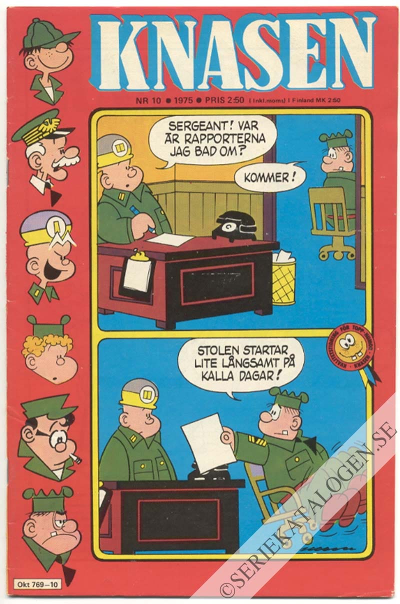 Framsida på Knasen #10 (1975)