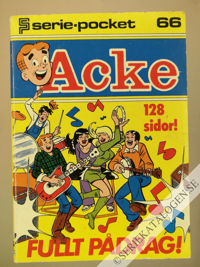 Framsida på Seriepocket #66 - Acke (1978)