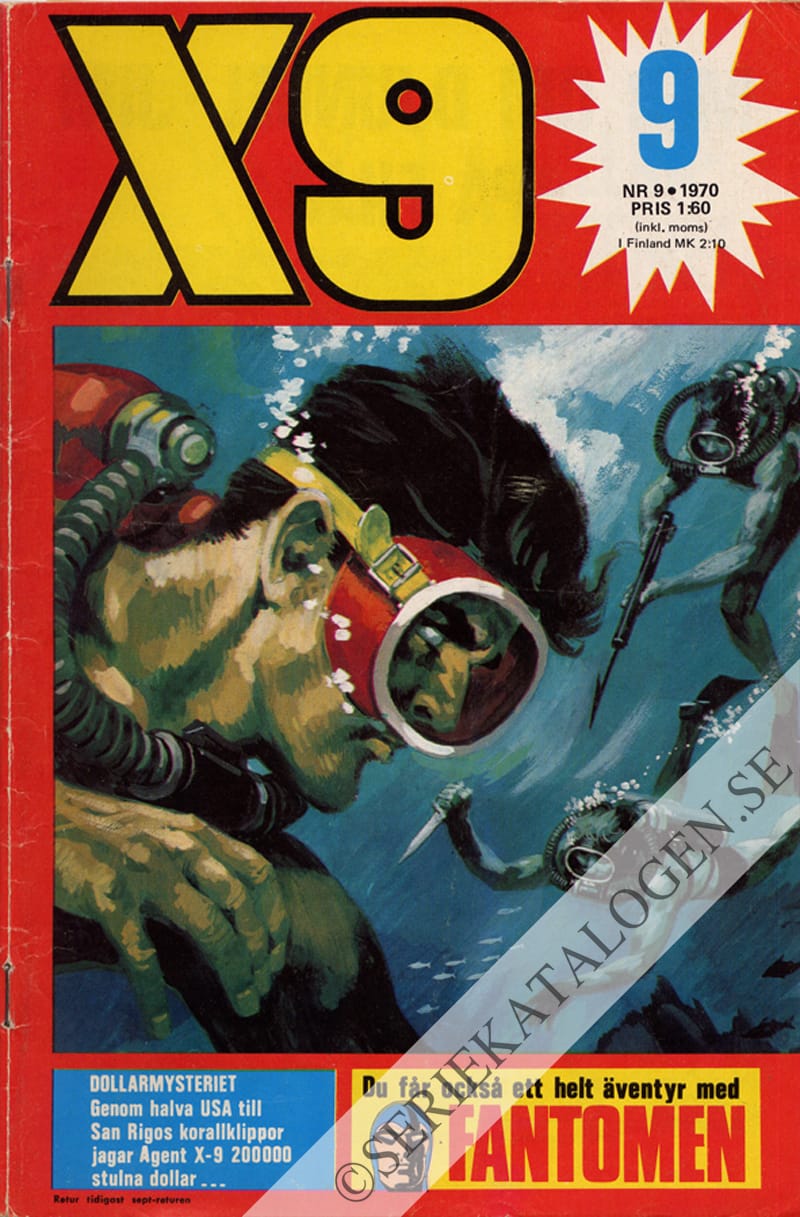 Framsida på X9 #9 (1970)