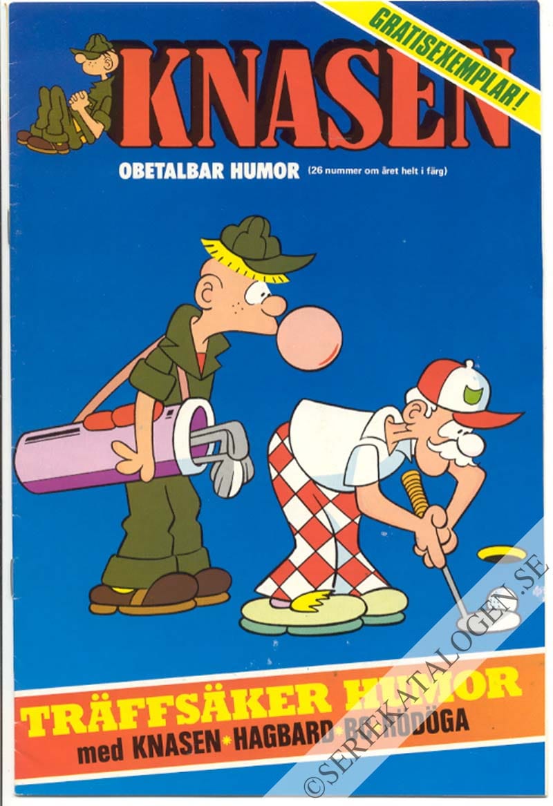 Framsida på Knasen - gratisexemplar # (1989)