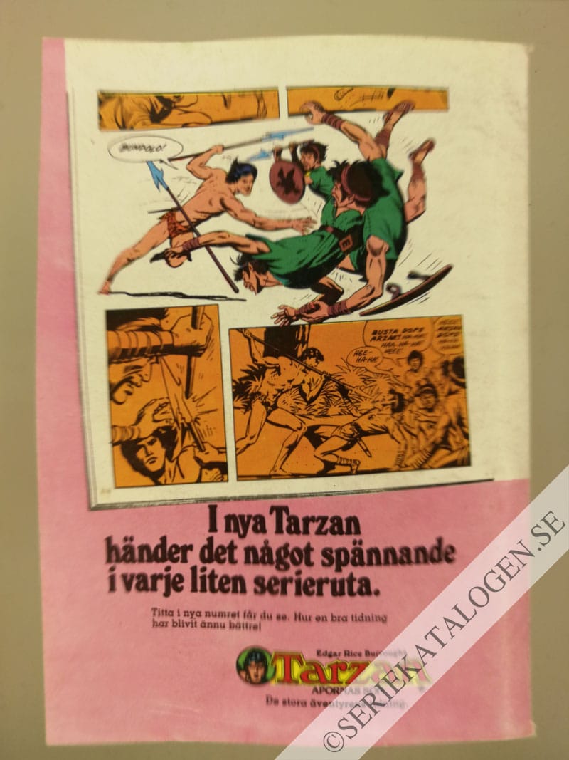 Baksida på Genom eld och vatten (1987)