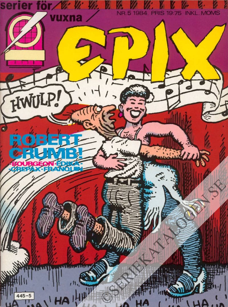 Framsida på Epix #5 (1984)