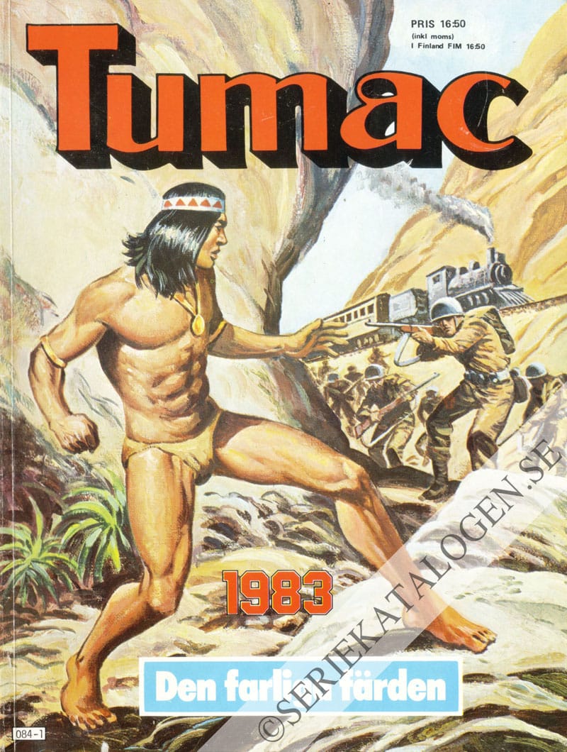 Framsida på Den farliga färden (1983)