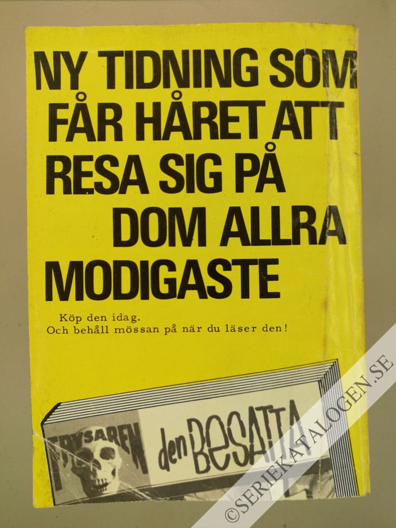 Baksida på Bomba eller dö (1973)