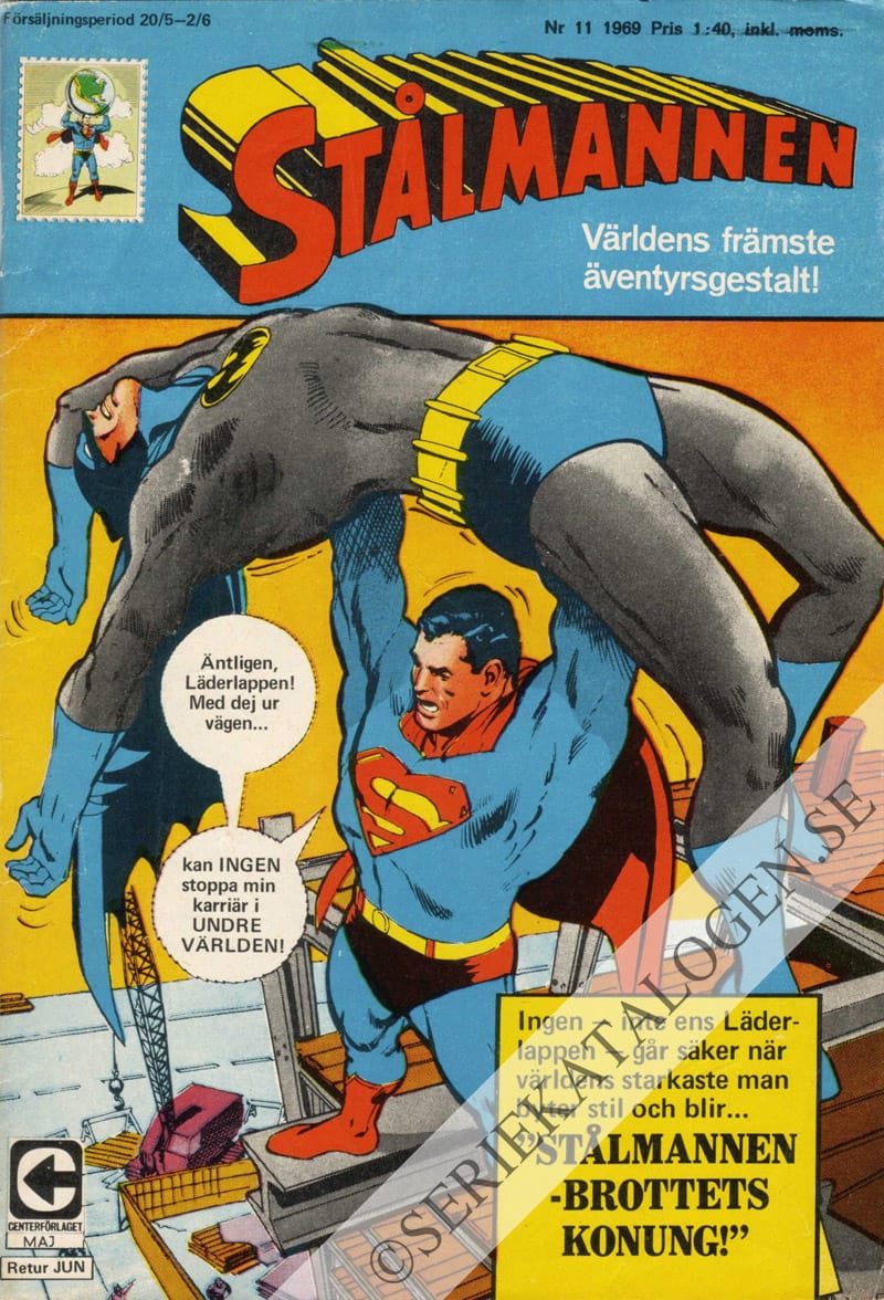 Framsida på Stålmannen #11 (1969)