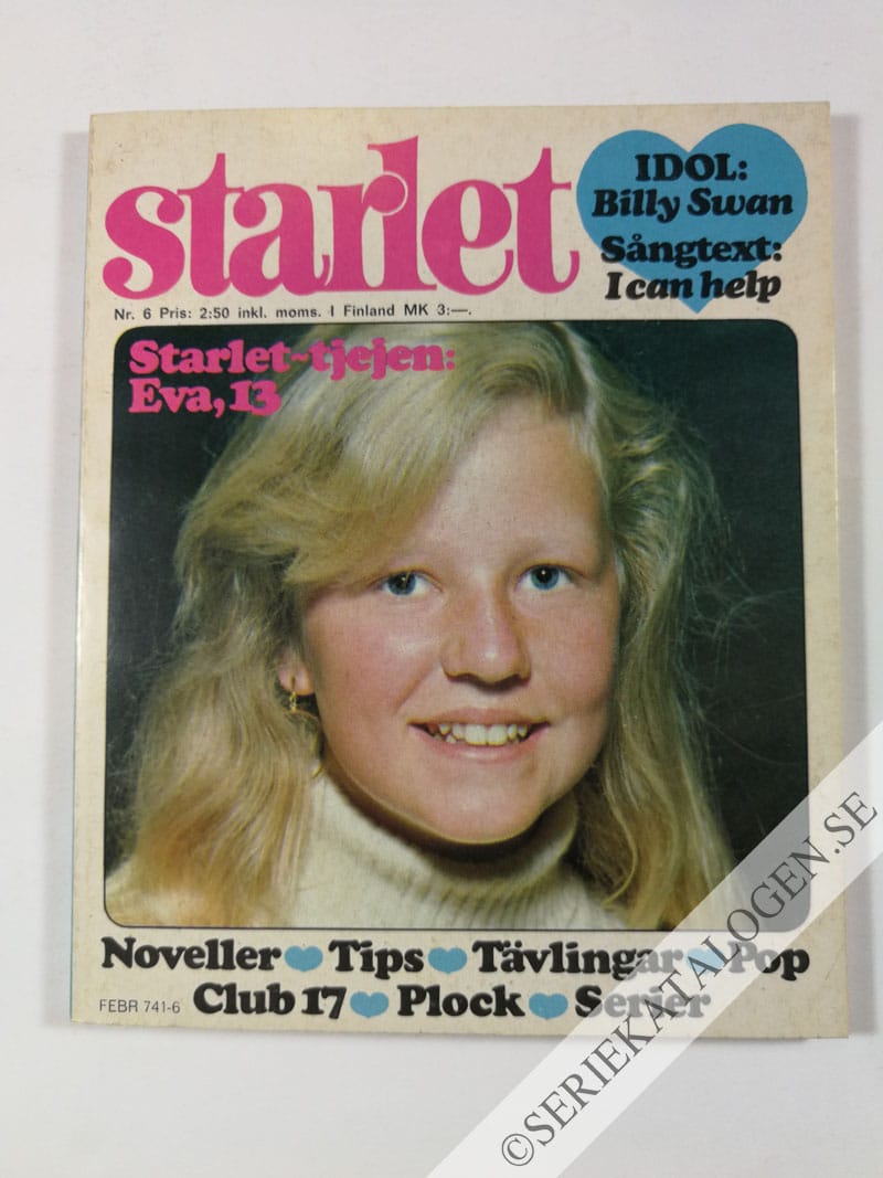 Framsida på Starlet #6 (1976)