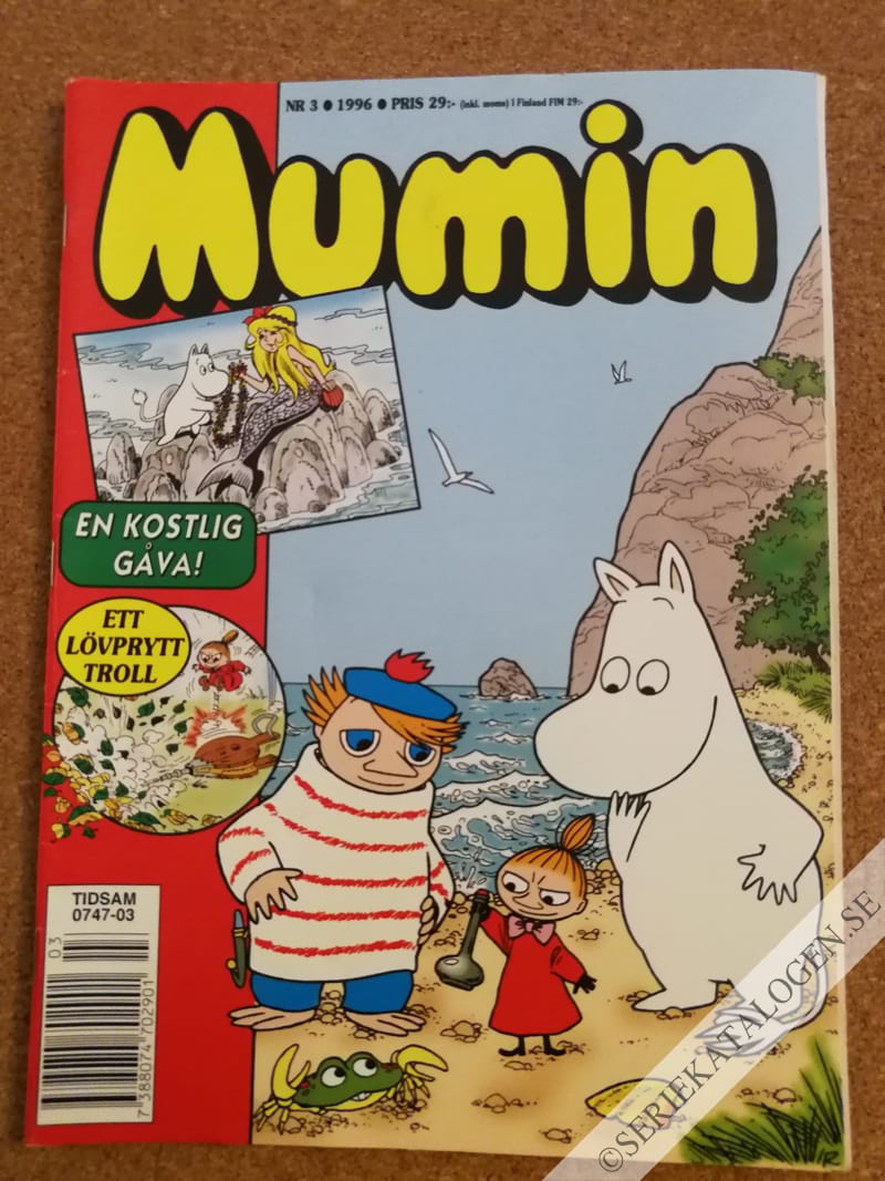 Framsida på Muminmagasinet #3 (1996)