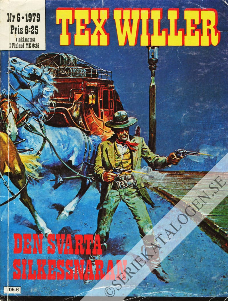 Framsida på Tex Willer #6 (1979)