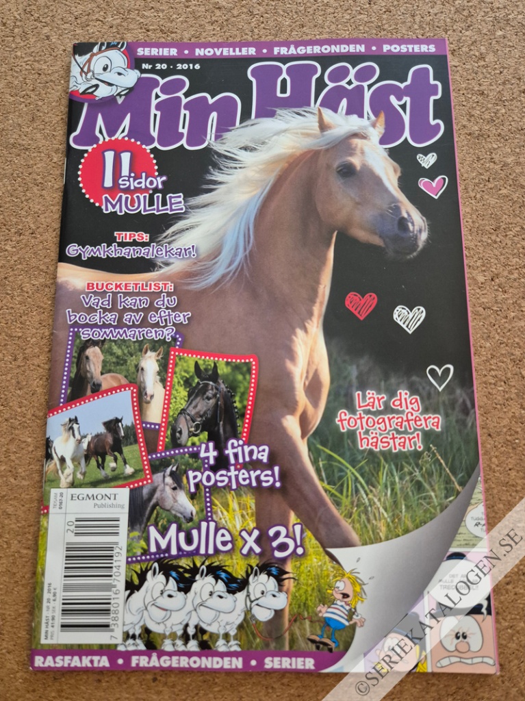 Framsida på Min häst #20 (2016)