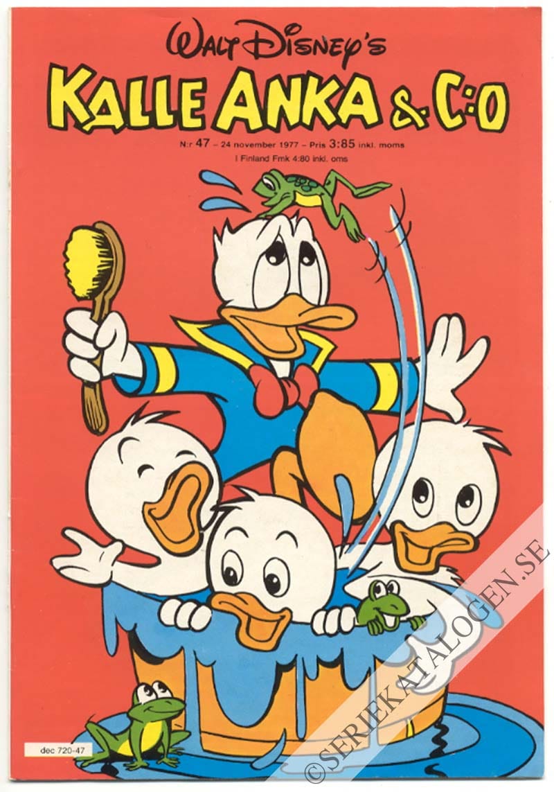 Framsida på Kalle Anka & C:o #47 (1977)
