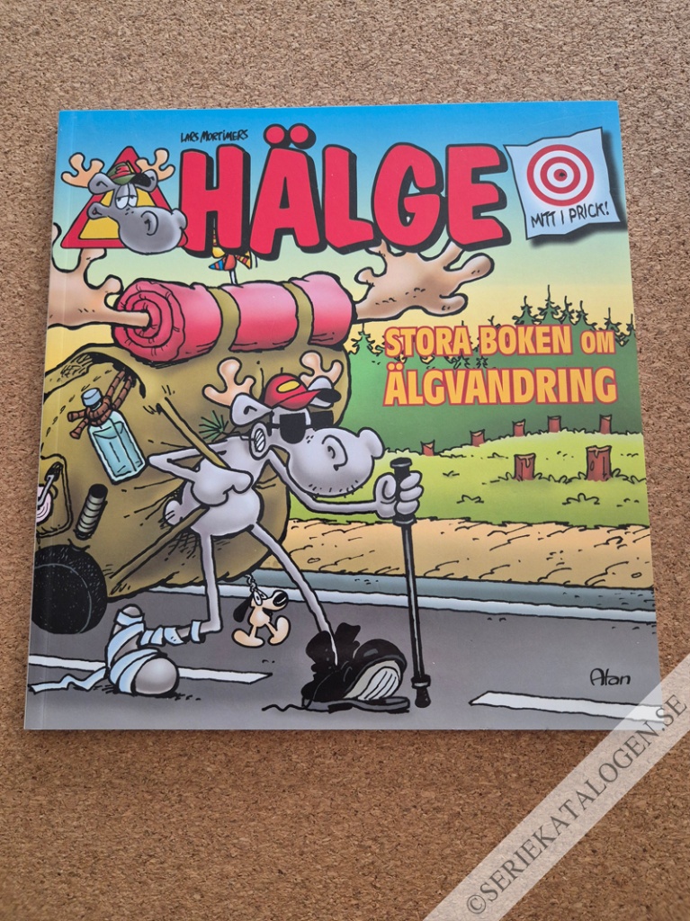 Framsida på Hälge - stora boken... Stora boken om älgvandring (2021)