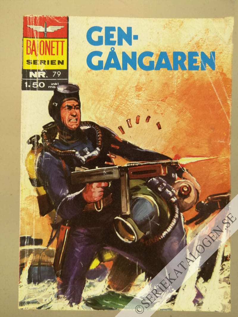 Framsida på Bajonettserien Gengångaren (1971)