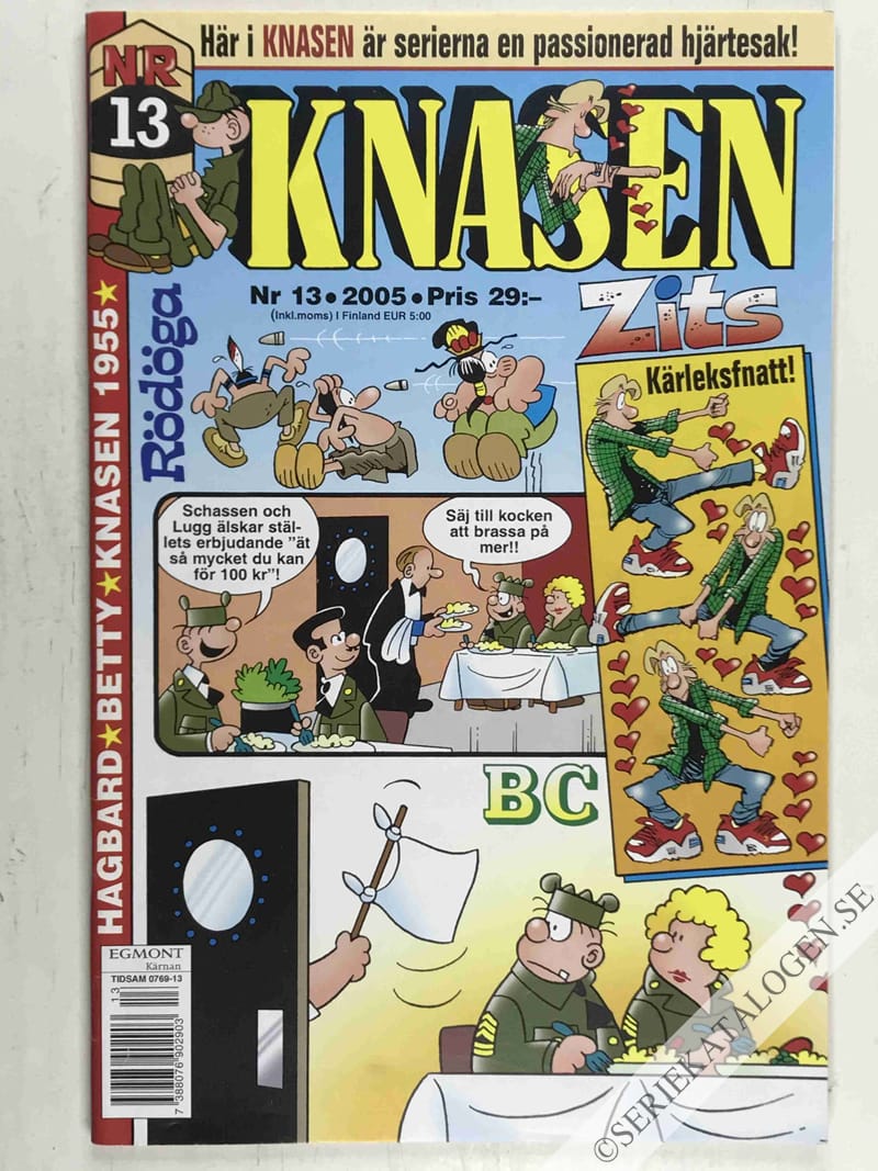 Framsida på Knasen #13 (2005)