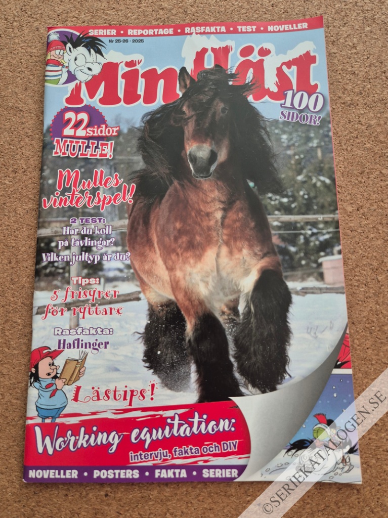 Framsida på Min häst #25-26 (2025)