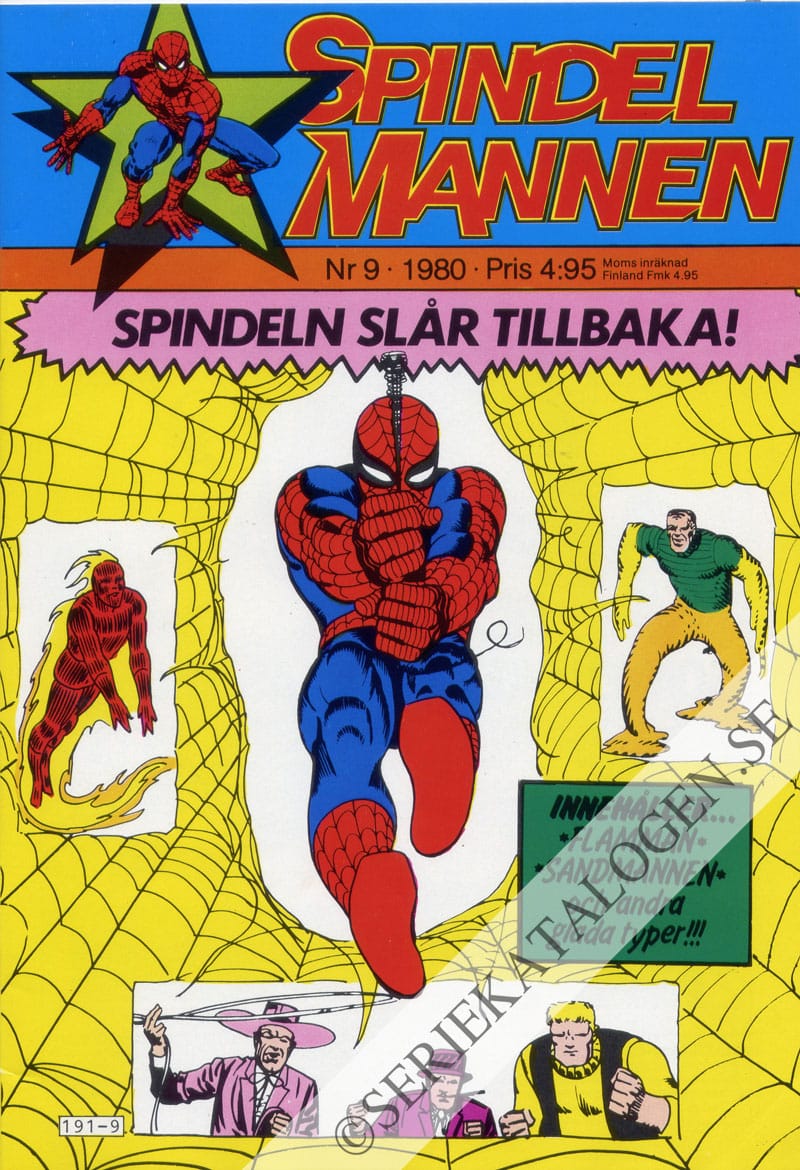 Framsida på Spindelmannen #9 (1980)