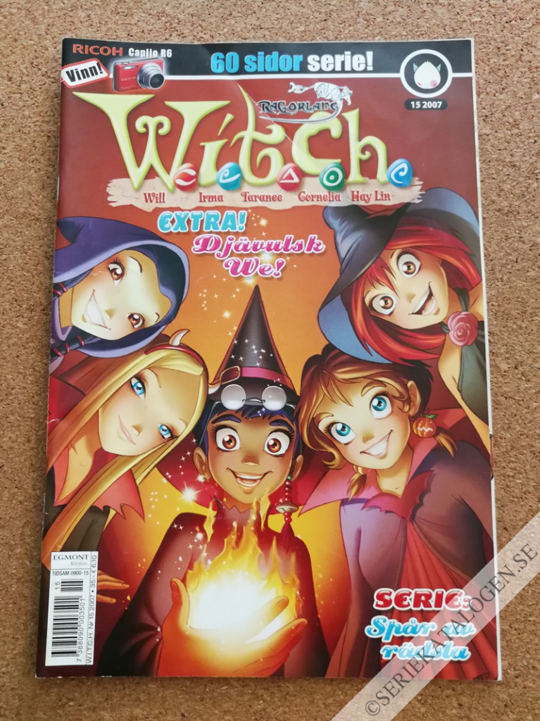 Framsida på W.i.t.c.h. #15 (2007)