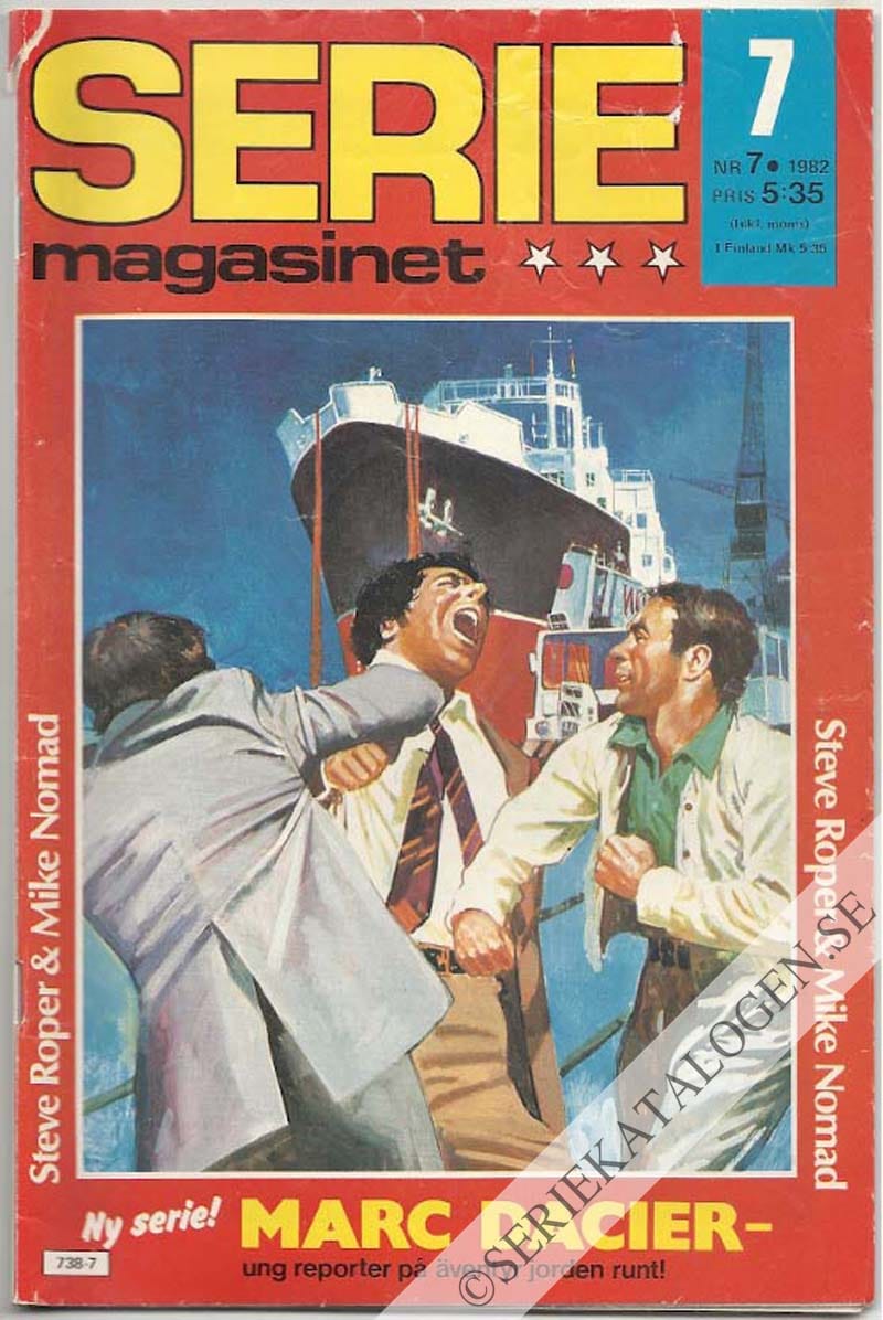 Framsida på Seriemagasinet #7 (1982)