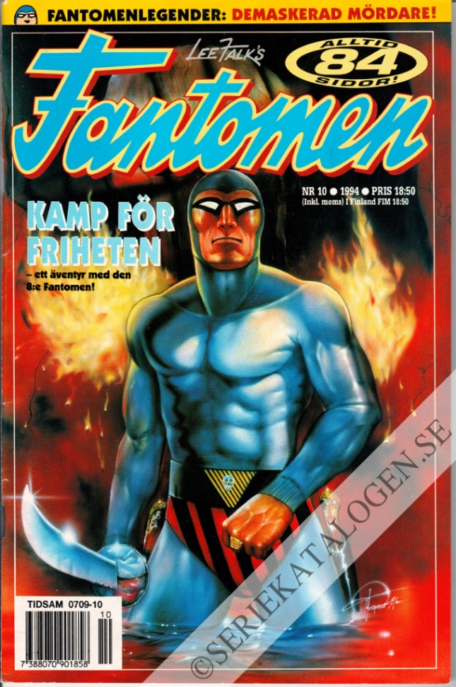 Framsida på Fantomen #10 (1994)
