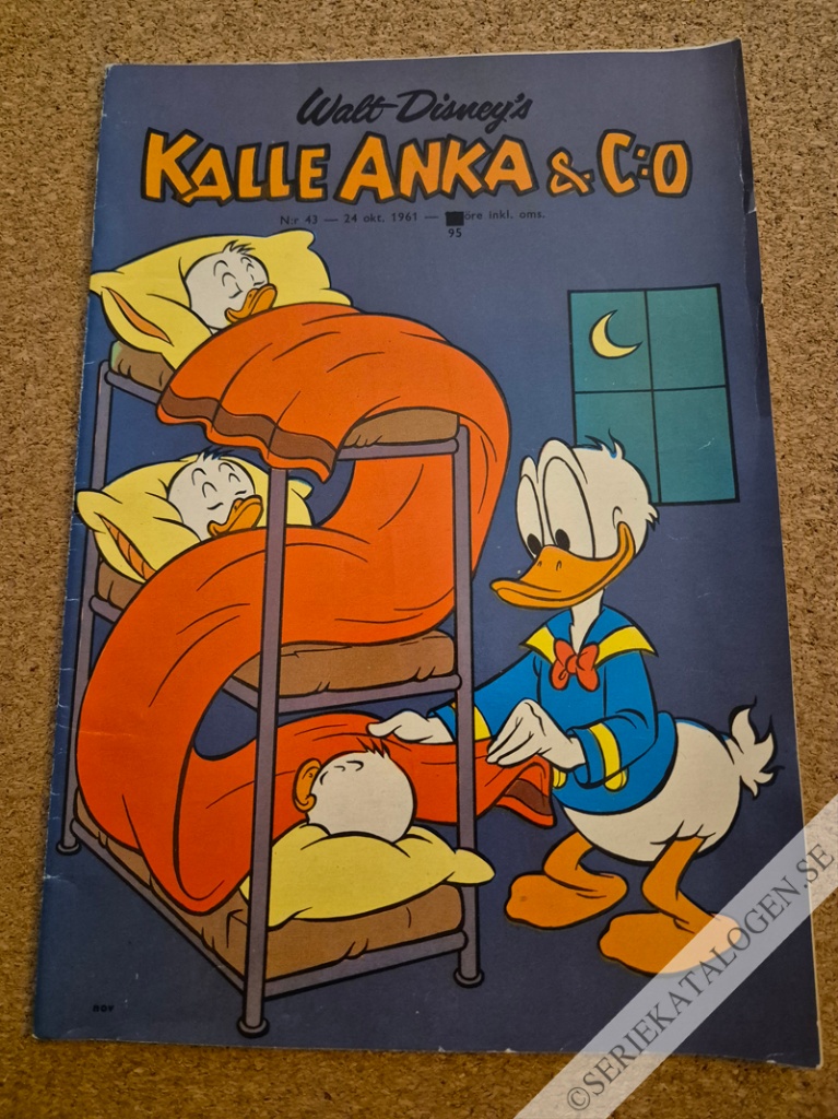 Framsida på Kalle Anka & C:o #43 (1961)