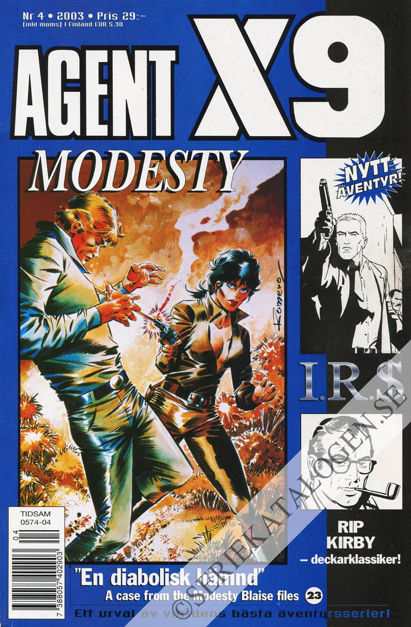 Framsida på Agent X9 #4 (2003)