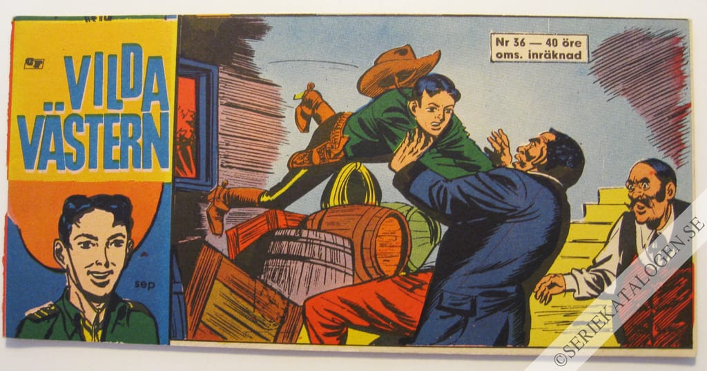 Framsida på Vilda Västern #36 (1965)