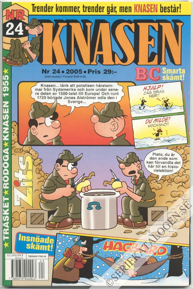Framsida på Knasen #24 (2005)