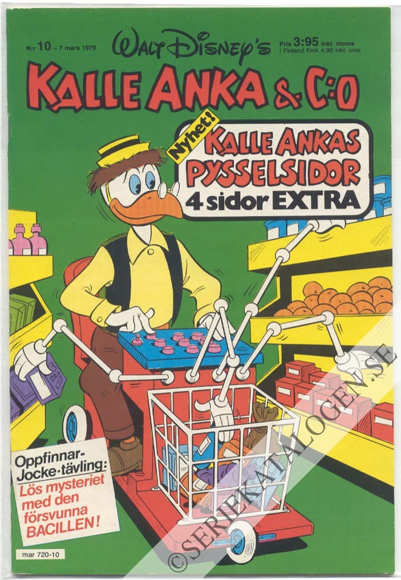 Framsida på Kalle Anka & C:o #10 (1979)