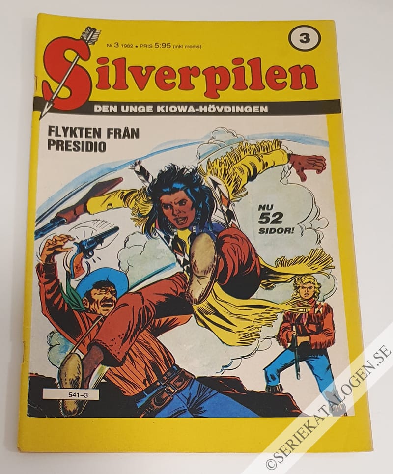 Framsida på Silverpilen #3 (1982)