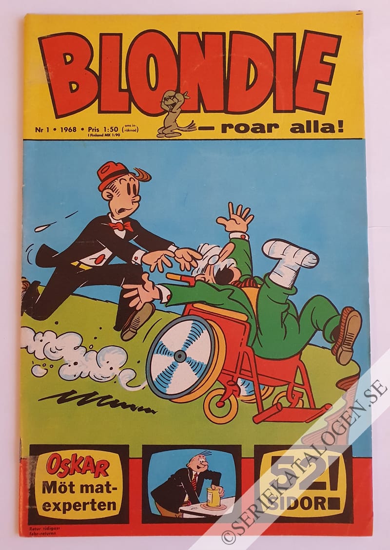 Framsida på Blondie #1 (1968)