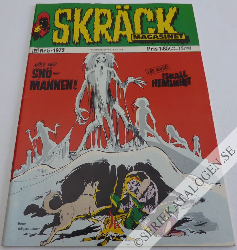 Framsida på Skräckmagasinet #5 (1973)