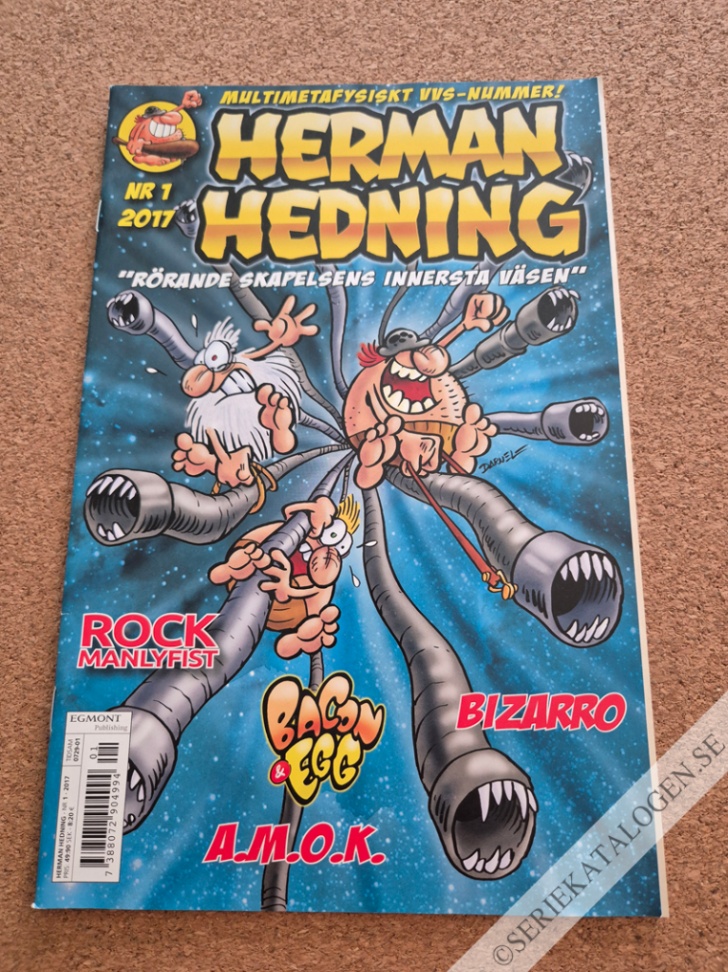 Framsida på Herman Hedning #1 (2017)