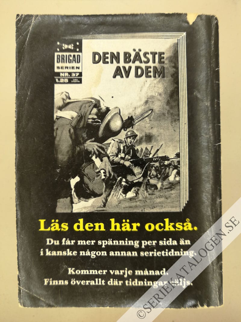 Baksida på Hett uppdrag (1969)