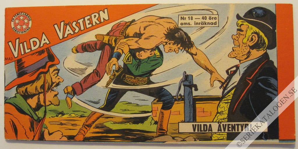 Framsida på Vilda Västern #18 (1966)