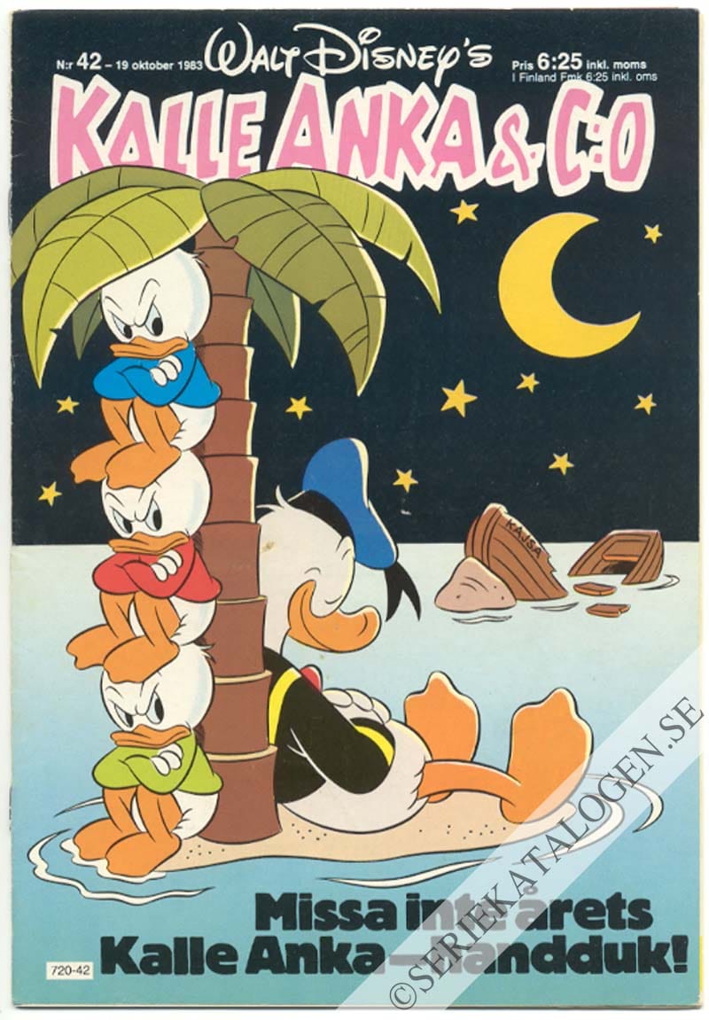 Framsida på Kalle Anka & C:o #42 (1983)