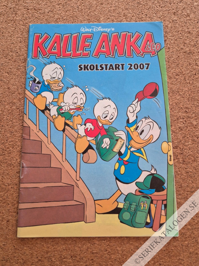 Framsida på Kalle Anka & C:o - skolstart 2007 # (2007)