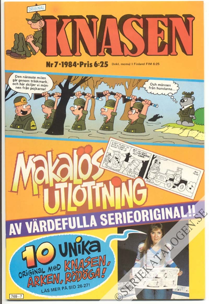 Framsida på Knasen #7 (1984)