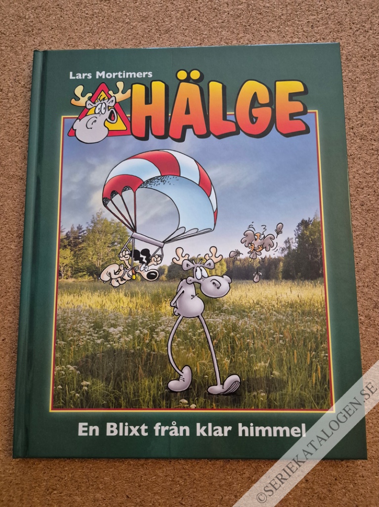 Framsida på Hälge - fotobok En Blixt från klar himmel (2023)