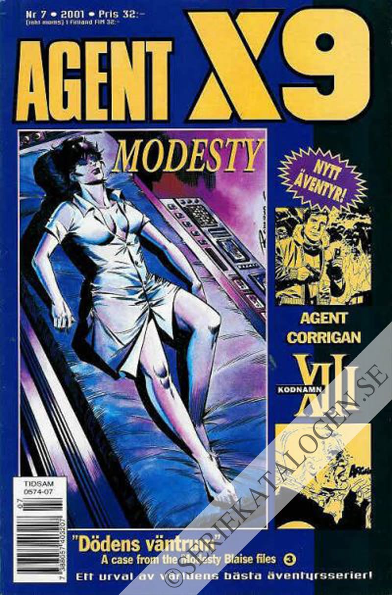Framsida på Agent X9 #7 (2001)