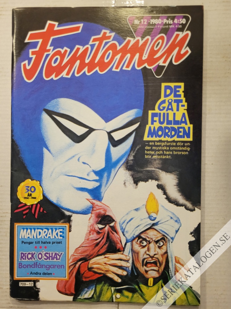 Framsida på Fantomen #12 (1980)