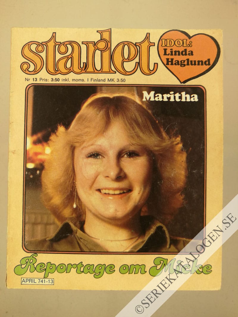 Framsida på Starlet #13 (1980)