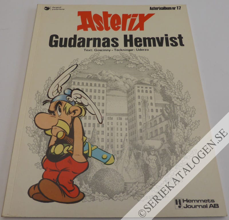 Framsida på Asterix Gudarnas hemvist (1975)