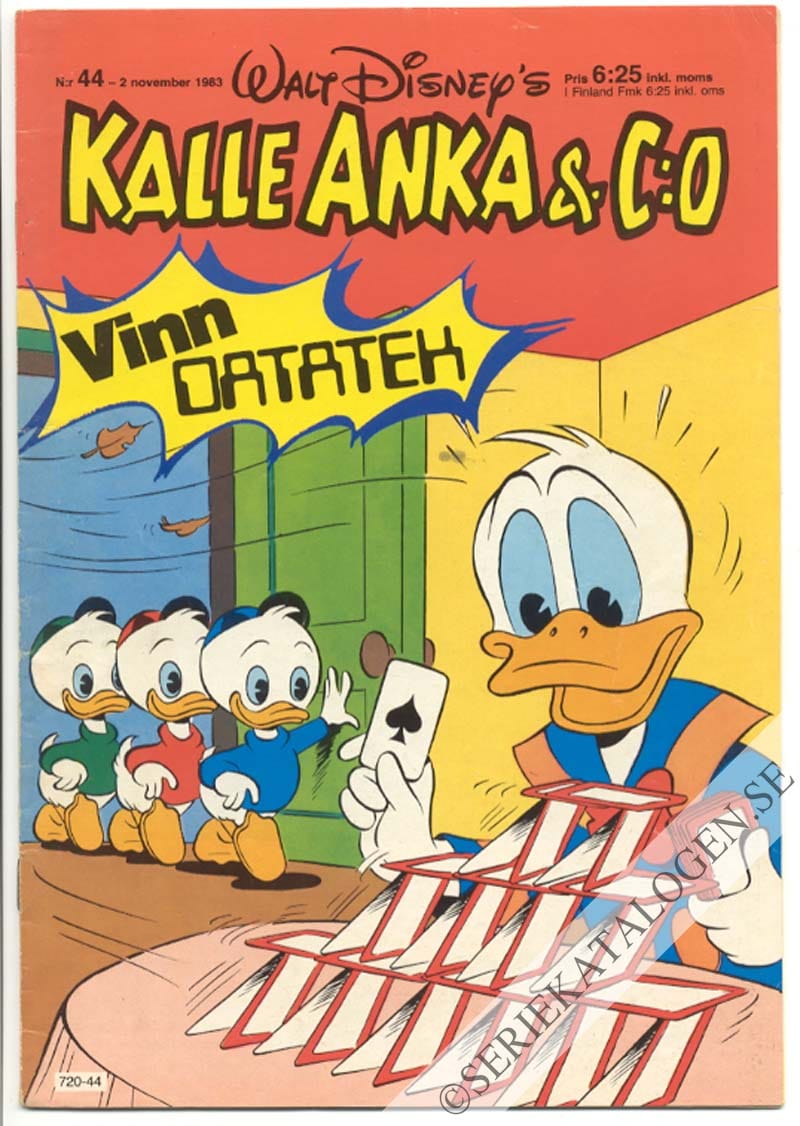 Framsida på Kalle Anka & C:o #44 (1983)