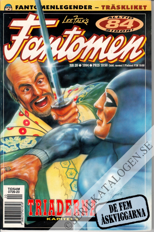 Framsida på Fantomen #20 (1994)