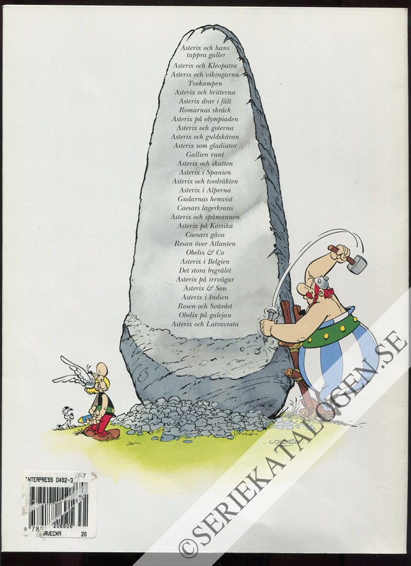 Baksida på Asterix och Latraviata (2001)