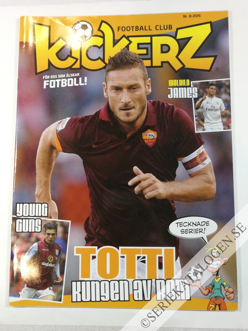 Framsida på Kickerz Football Club #8 (2015)