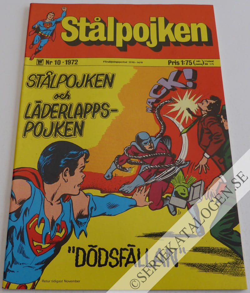 Framsida på Stålpojken #10 (1972)