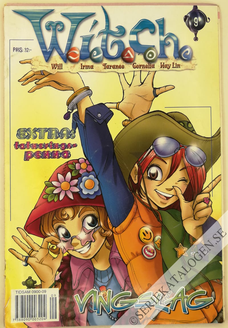 Framsida på W.i.t.c.h. #9 - Vingslag (2004)