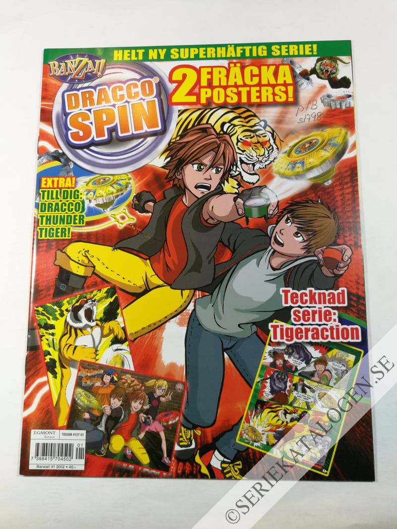 Framsida på Banzai! Dracco Spin (2012)