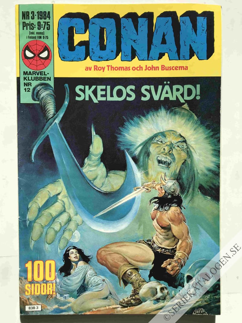 Framsida på Conan #3 (1984)