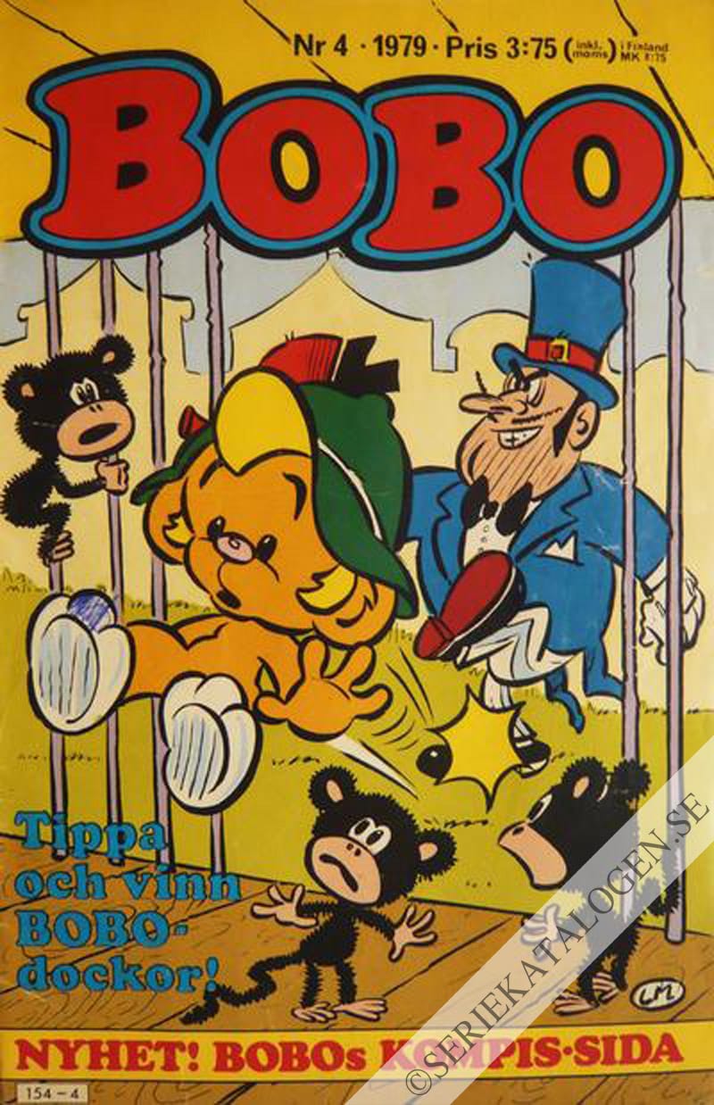 Framsida på Bobo #4 (1979)